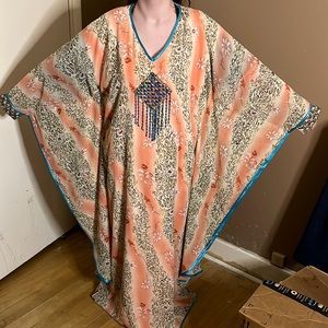 😄Stunning Mumu Butterfly Sleeve Dress Vintage